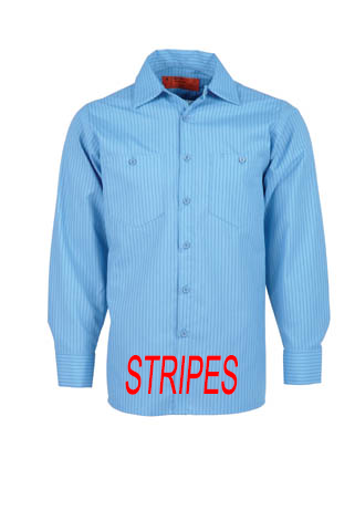 Paint Stripe Soft Long Sleeve Button-Down Shirt