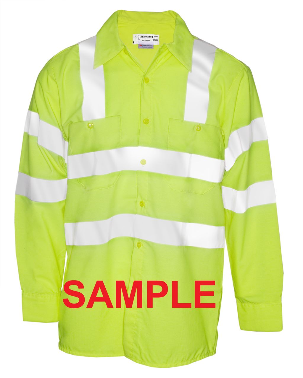 Universal Overall  Striped Long Sleeved Industrial Work Shirts